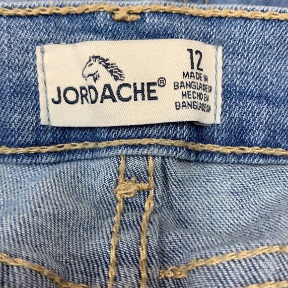 Sz12 Sequined Jordache Denim Shorts - Picture 6 of 8